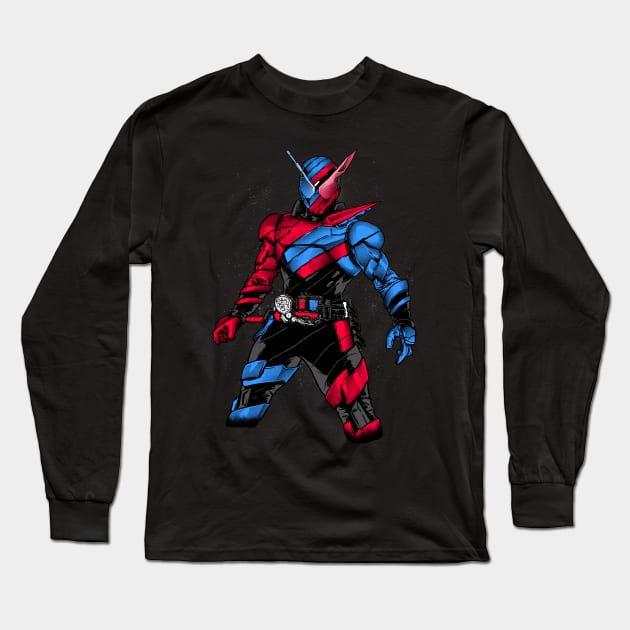 Kamen Rider Build Long Sleeve T-Shirt by redcolour